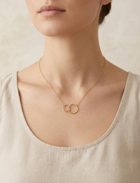 Eternity Interlock Women Dainty Necklace - Nimé By Shop Trendys