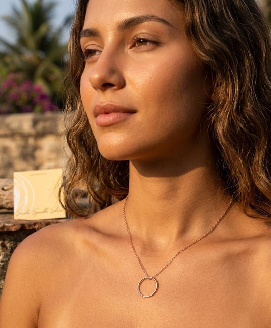 Circle Women Dainty Necklace - Nimé By Shop Trendys
