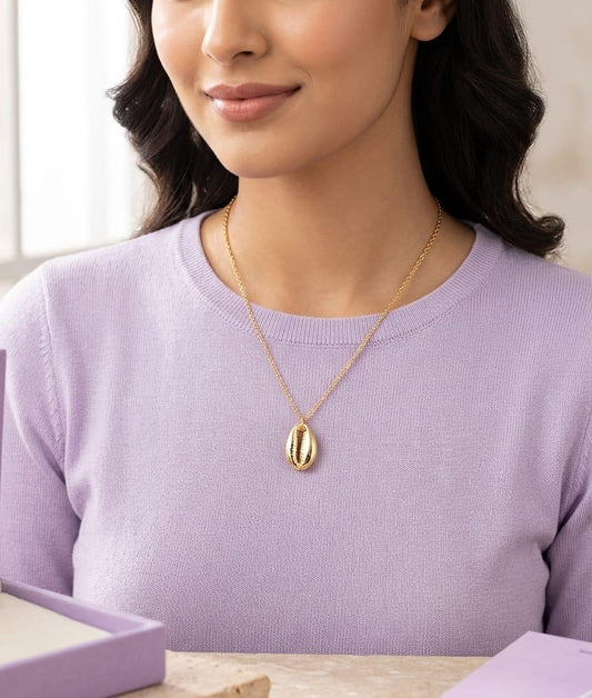 Seashell Cowrie Women Dainty Necklace - Nimé By Shop Trendys