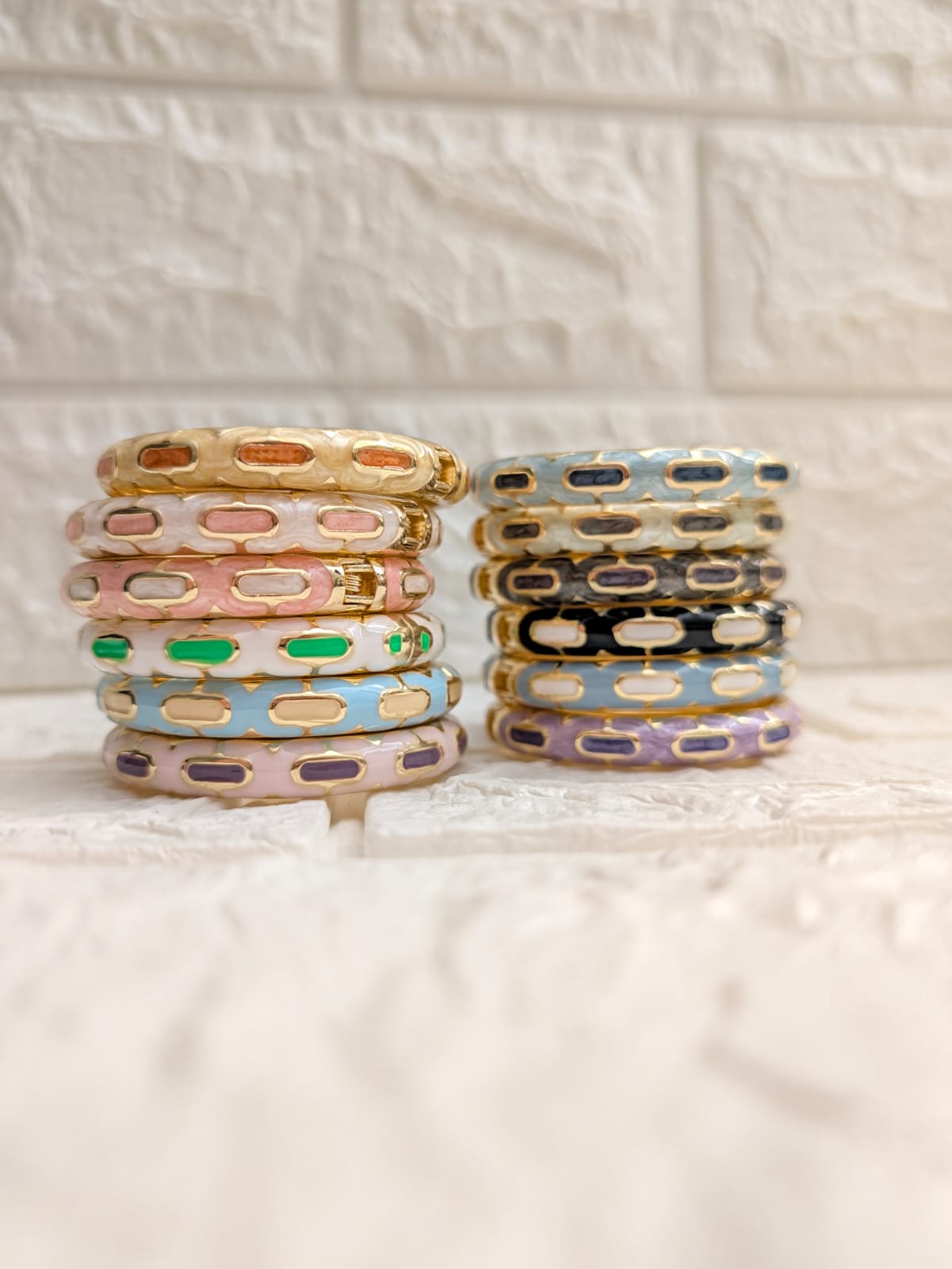 Aurelia Link Enamel Kada - All Colours