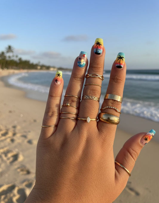 D15 Ring Set (12 Rings ) - Nimé By Shop Trendys