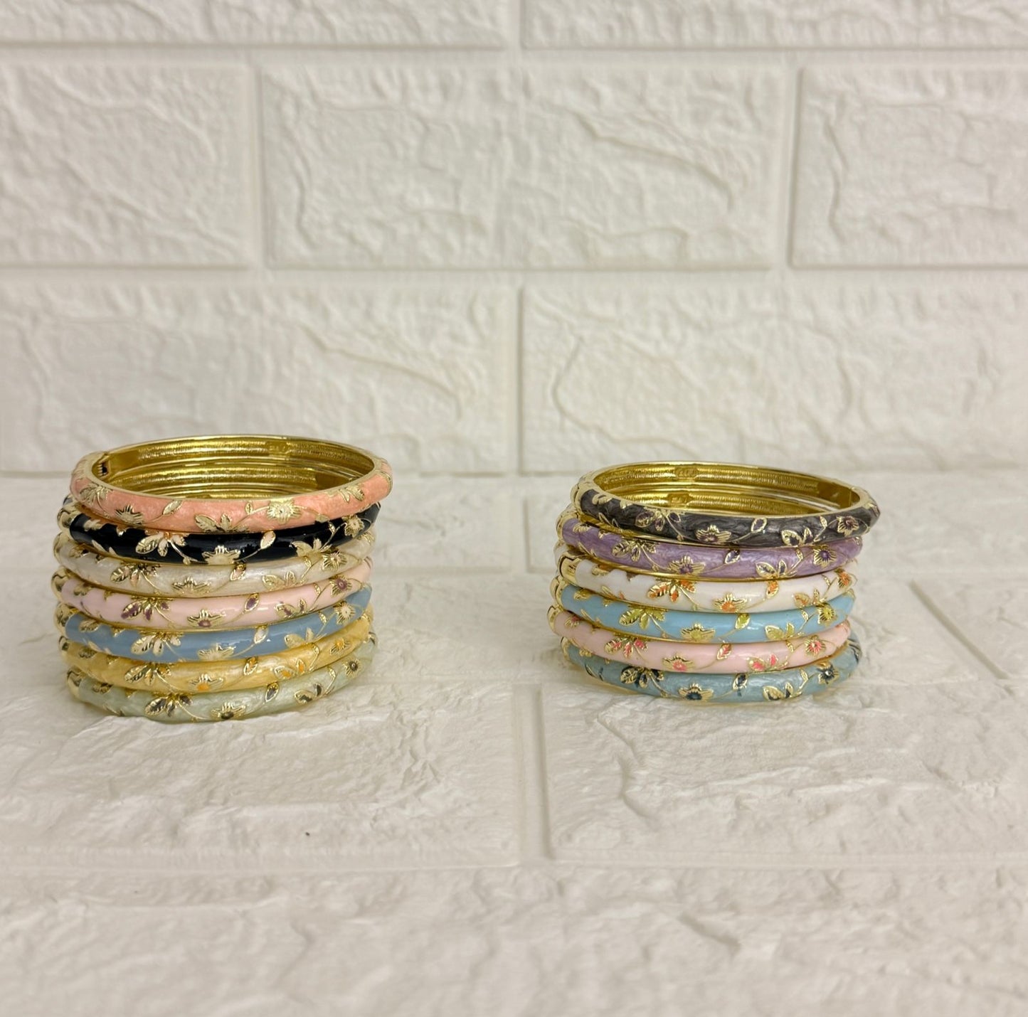 Botanical Enamel Kada - All Colours