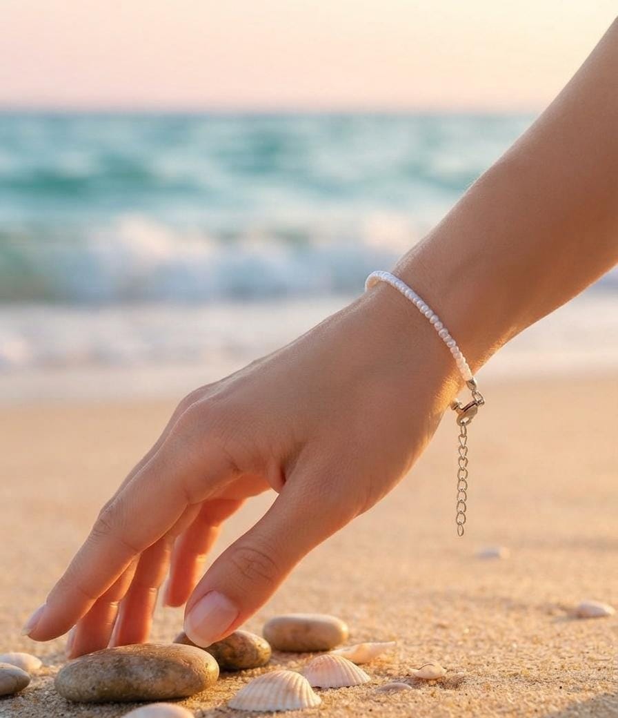 Classic White Pearl Bracelet