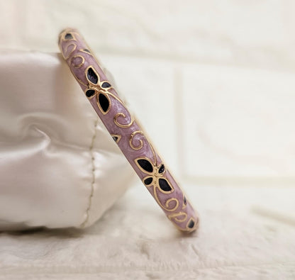 Florielle Enamel Kada - Lavender Black