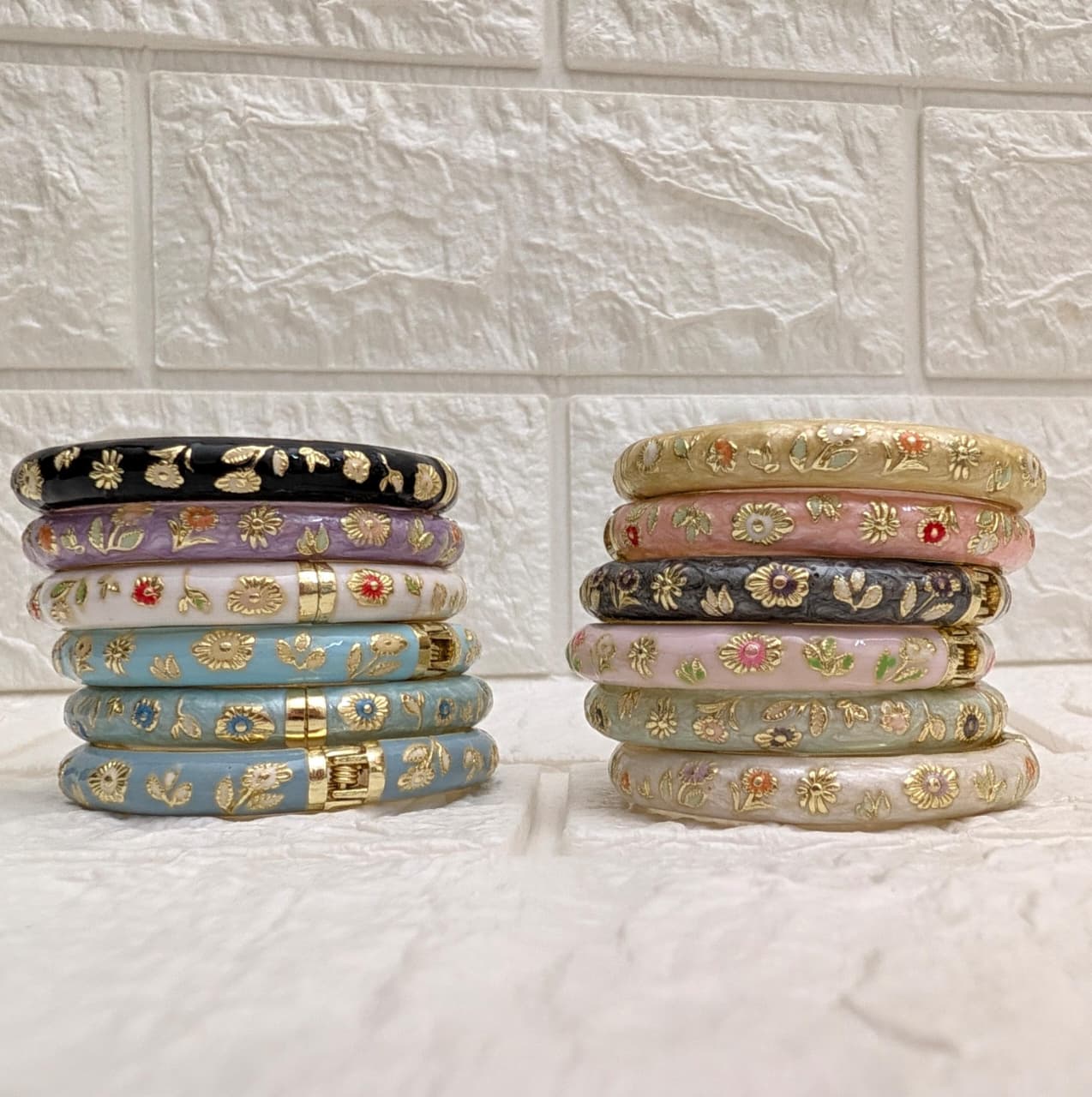 Meadow Bloom Enamel Kada - All Colours