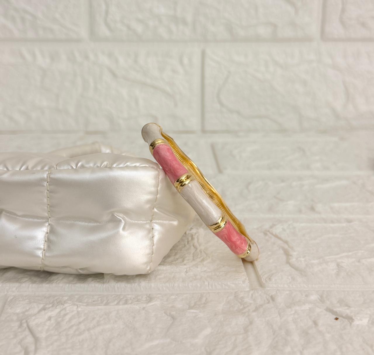 Panel Enamel Kada - Pink White