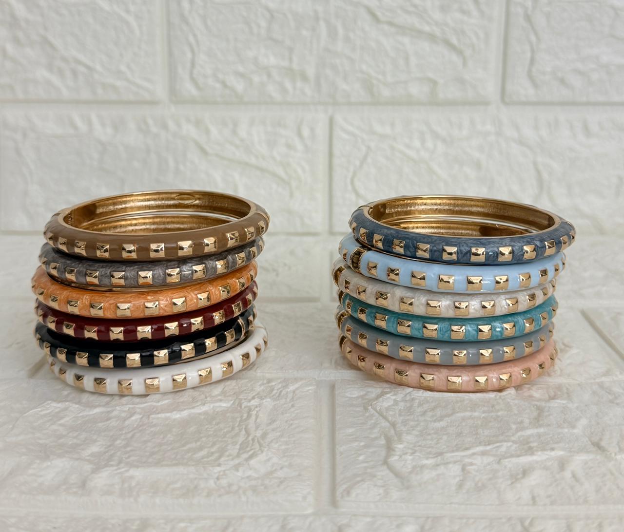 Studded Enamel Kada in all available colours