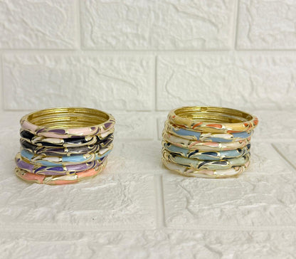 Swirl Enamel Kada in all available colours