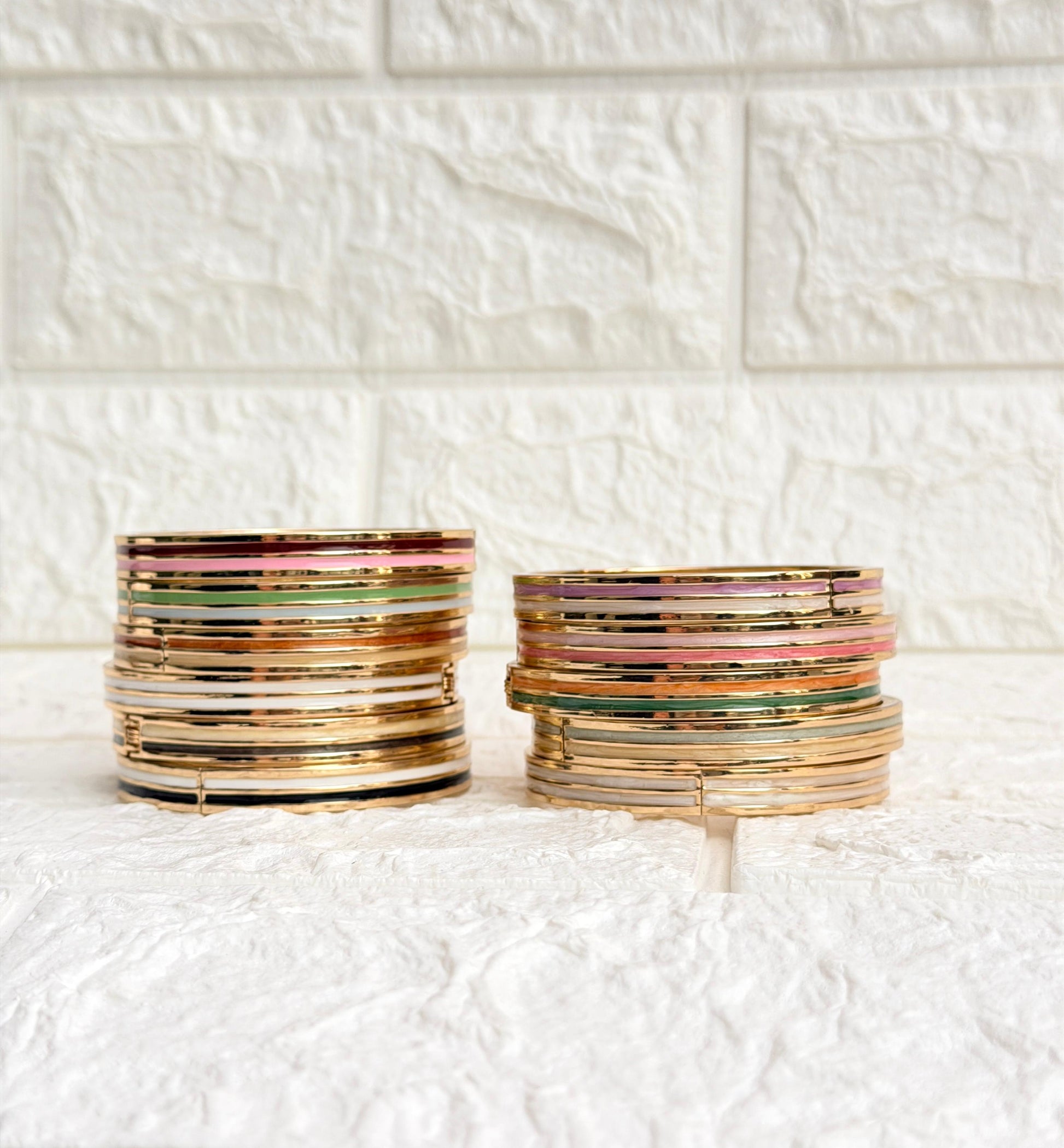 Trio Stripe Enamel Kada - All Colours