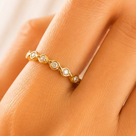 Women’s Infinity Crystal anti-tarnish ring