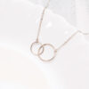 Eternity Interlocked Circle Necklace