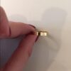 R15 – Stainless Steel Rosegold Cartier Ring (Size 19)