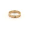 R16 – Stainless Steel Rosegold Cartier Diamond Ring (Size 16,17,18,19)
