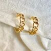 NE 1 9.3 – Golden Chain Earrings