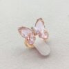 Crystal Butterfly Ring (Adjustable)