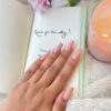 SN -18 Nude Pink Glitter Nails