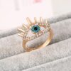 R120 – Evil Eye Ring (Rosegold) (Size 16,17,18)
