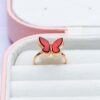 Red Butterfly Ring (Adjustable)