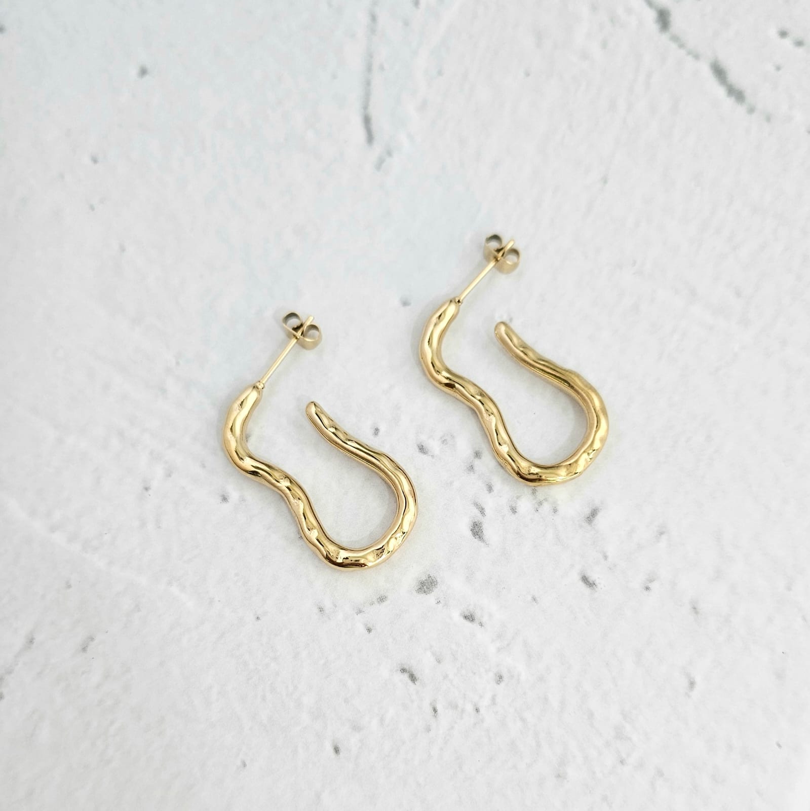 Unique Stainless Golden Earrings with a Beautiful Calligraphy – Gallery  Eshgh