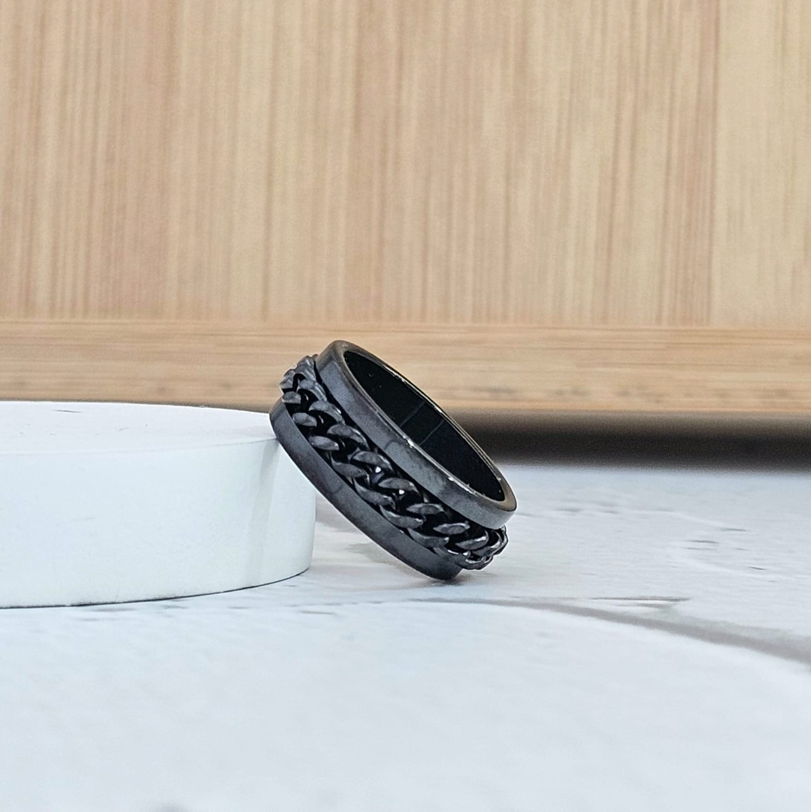 Buy Silver-Toned & Black Rings for Men by Kairangi by Yellow Chimes Online  | Ajio.com